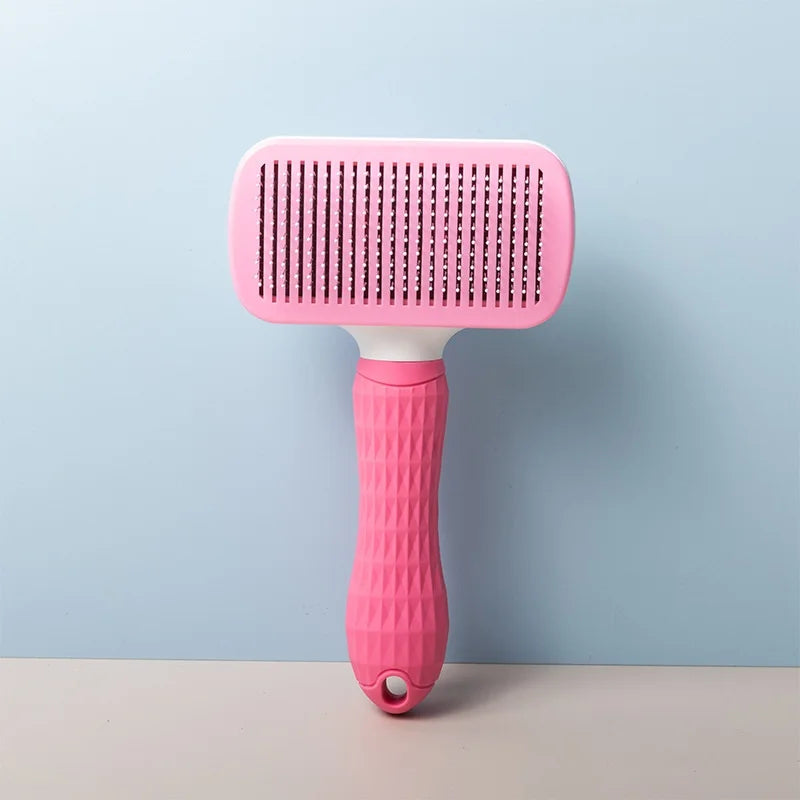 Pet Dog Brush Cat Comb Self Cleaning Pet Hair Remover Brush For Dogs Cats Grooming Tools Pets Dematting Comb Dogs Accessories