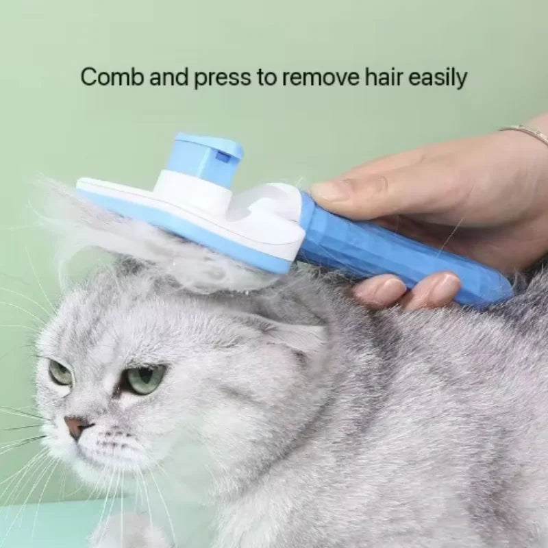Pet Dog Brush Cat Comb Self Cleaning Pet Hair Remover Brush For Dogs Cats Grooming Tools Pets Dematting Comb Dogs Accessories