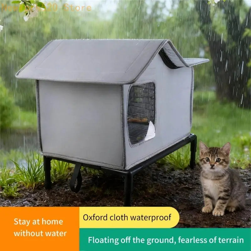 Premium Waterproof Insulated Pet Bed Featuring Oxfords Fabric for Various Season Protecting and Comfortable