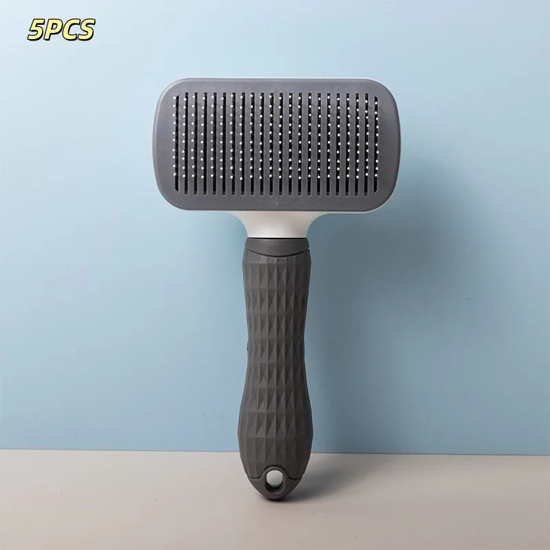 Pet Dog Brush Cat Comb Self Cleaning Pet Hair Remover Brush For Dogs Cats Grooming Tools Pets Dematting Comb Dogs Accessories