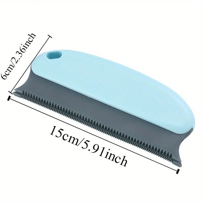 Pet Hair Cleaning Brush，With anti-scratch rubber bristles - Suitable for cats、Powerful pet hair brush for dogs - High-efficiency