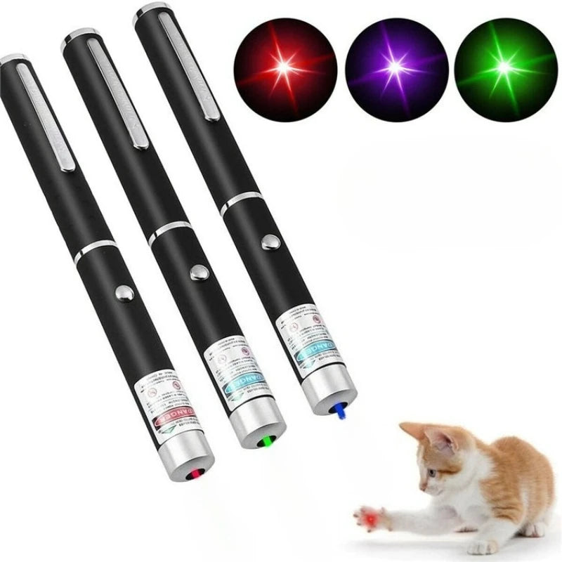 Pet Toys Pet Laser Pointer & LED Flashlight - Interactive Cat Scratching Toy, Christmas Gift for Cats/Kittens