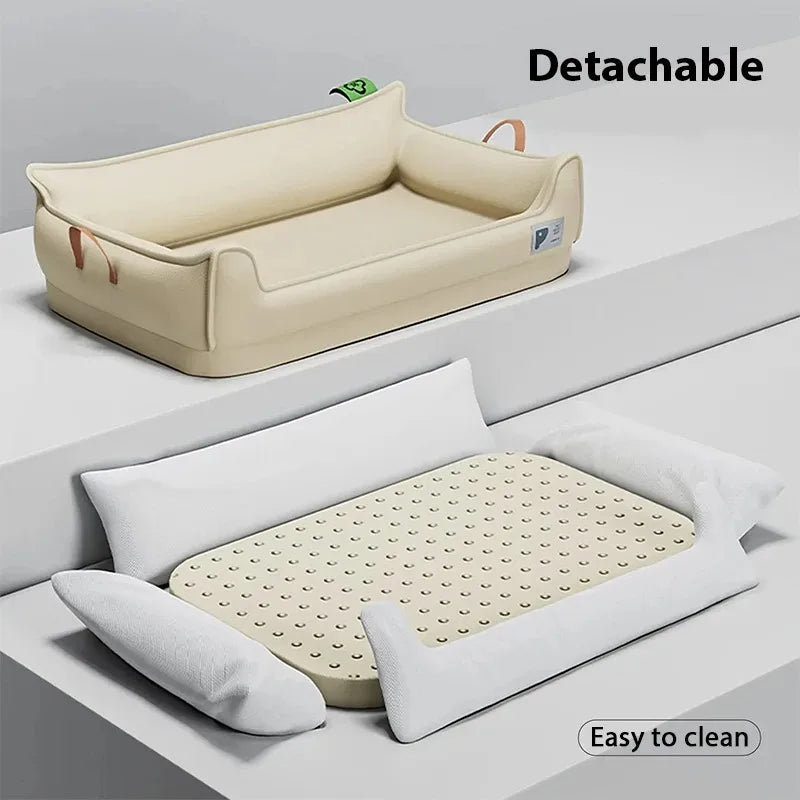 Pet Beds for Dogs Bed Big Pets Supplies Animals Dog Accessories Large Sofa Kennel House Indoor Washable Medium Doggie Kennels So