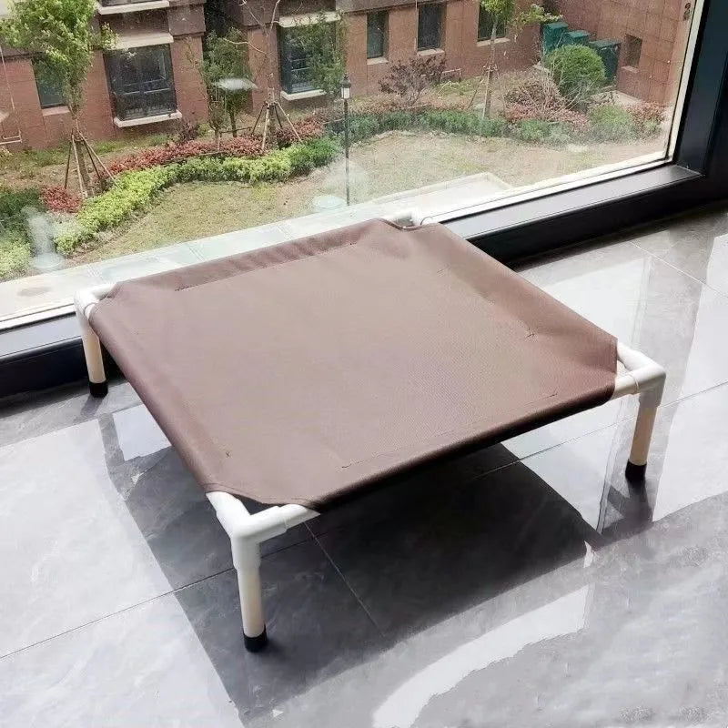 Pet Camping Bed Elevated Bed for Dogs Folding Puppy Camping Bed Cat House Portable Removable Washable Puppy