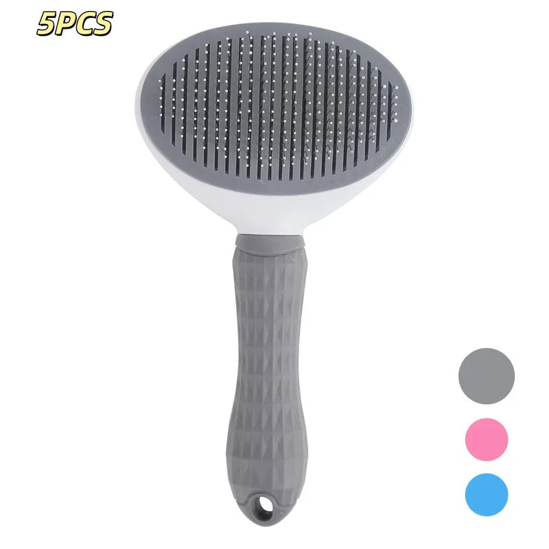 Pet Dog Brush Cat Comb Self Cleaning Pet Hair Remover Brush For Dogs Cats Grooming Tools Pets Dematting Comb Dogs Accessories